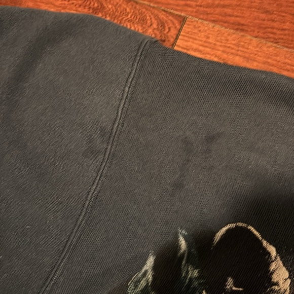 Vintage Hanes Alaska Wolf Graphic Men's Crewneck Sweater - Dark Gray Size: Large - Picture 3 of 4